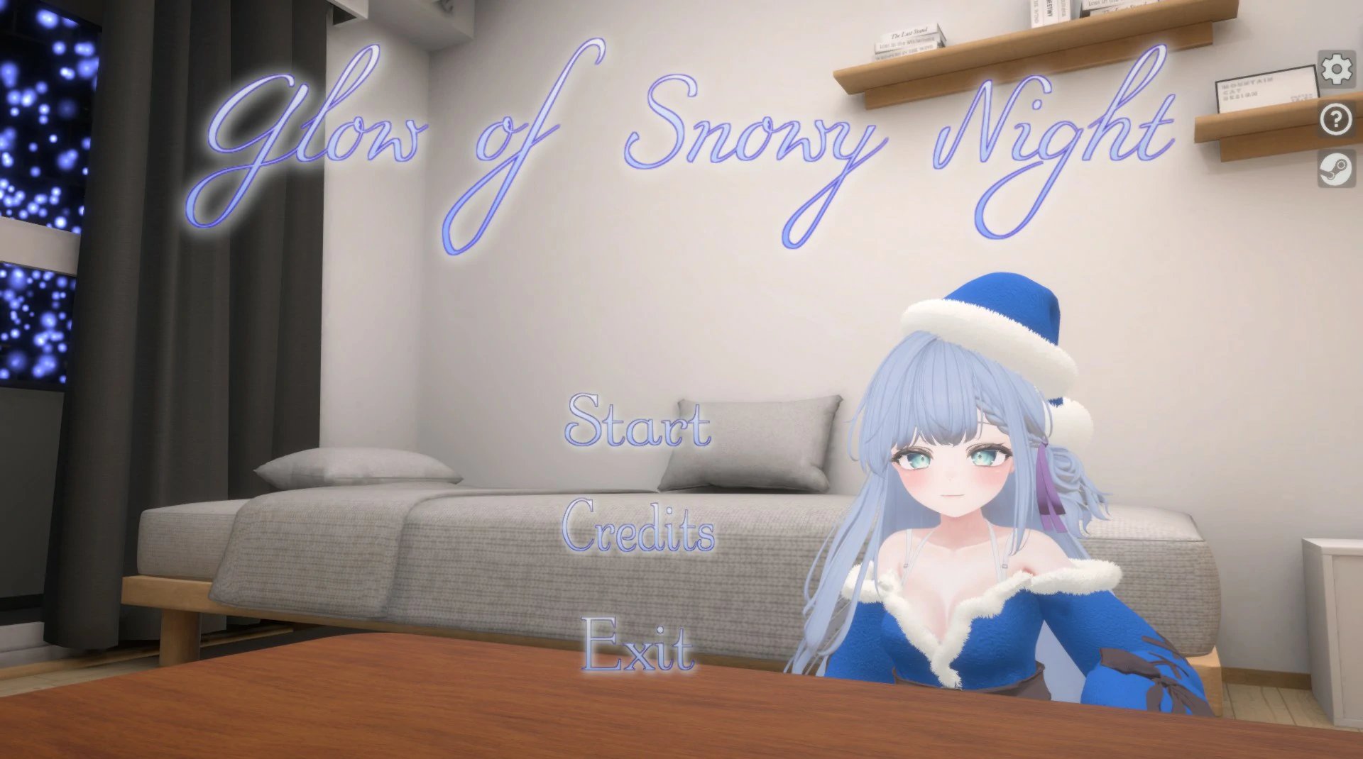 雪夜微光